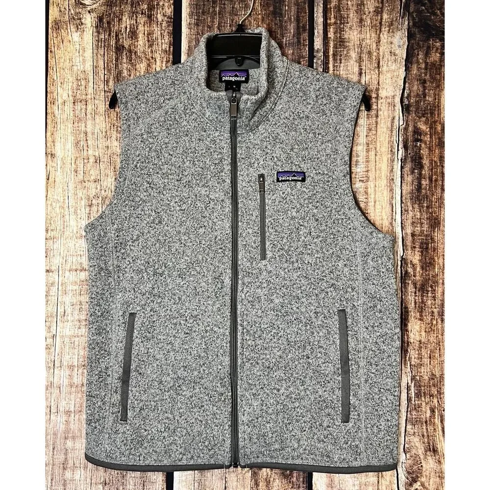 Patagonia Better Sweater Vest Stonewash Gray Men’s Medium - Picture 1 of 6